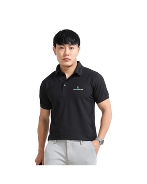 Greys&Blues AeroPiq Polo Tshirt- Black
